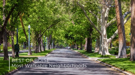 Best walkable neighborhoods in Boise ID