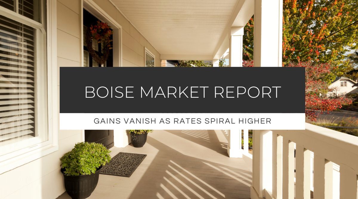 Boise Housing Market Gives Back 2022 Gains as Rates Hit 15Year High