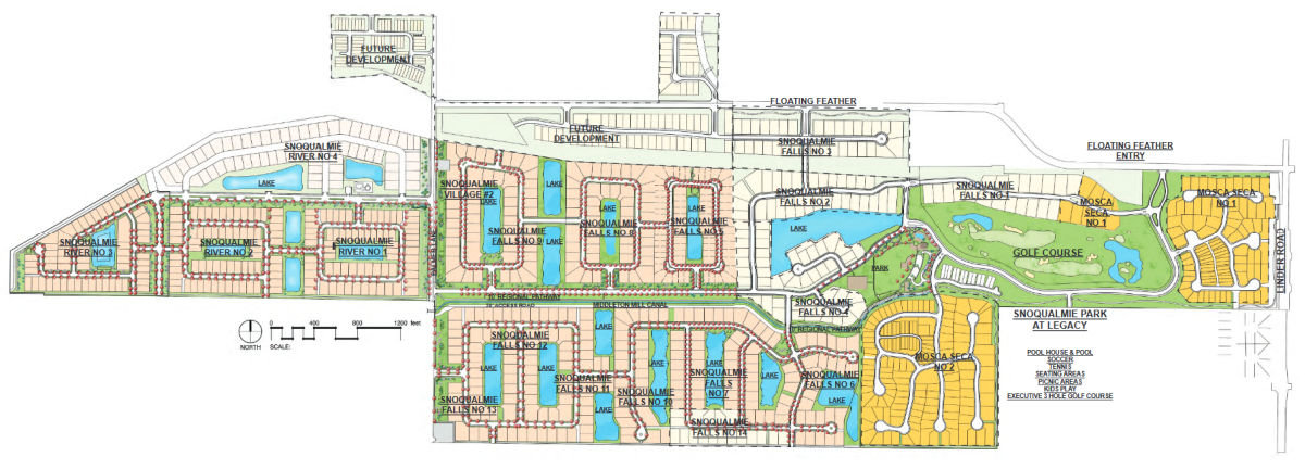 Legacy Subdivision Eagle Idaho site plan